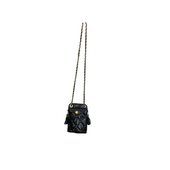 Y & S Quilted Faux Leather Studded Crossbody Bag - Picture 2 of 11